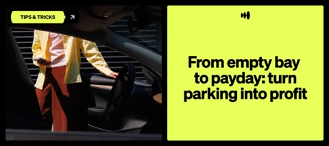 From empty bay to payday: turn parking into profit