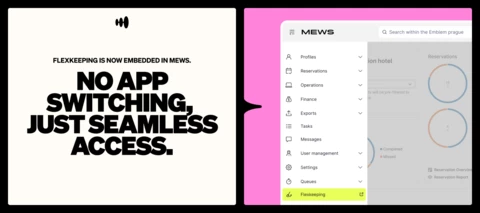 You can now login to Flexkeeping directly from Mews