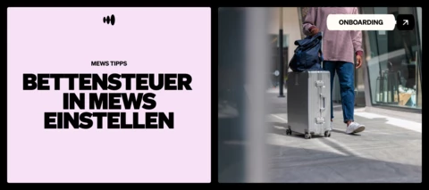 Bettensteuer in Mews einrichten