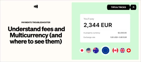 Payments troubleshooter: Understand fees and Multicurrency (and where to see them)