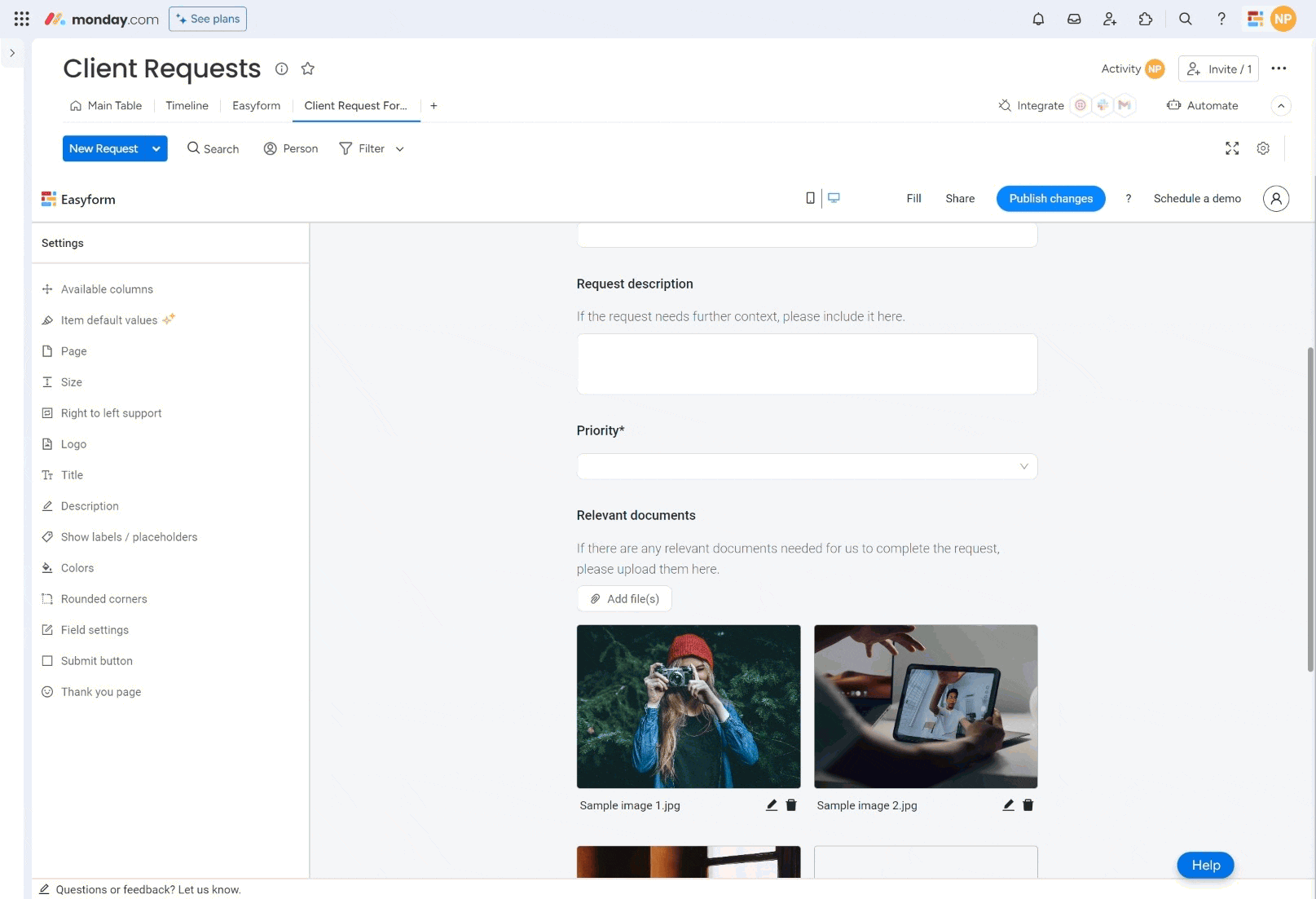 Item Default Value Connect Boards