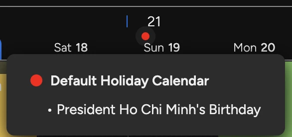 Holiday Management