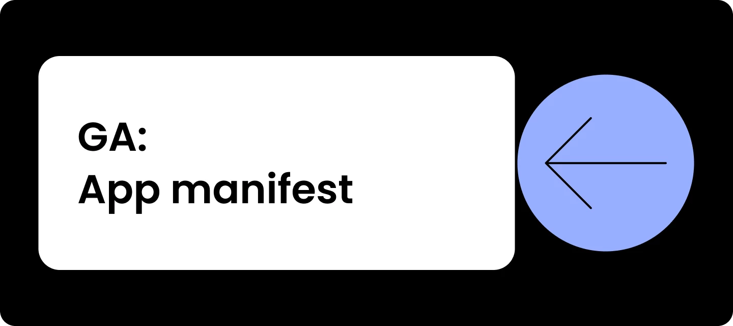 Streamline your app configuration with the app manifest