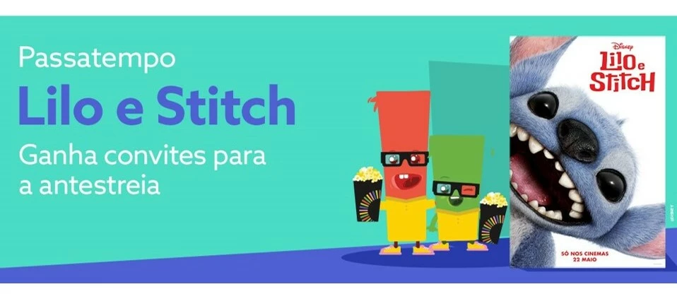 [Terminado] Passatempo de Cinema – Antestreia ‘Lilo e Stitch’