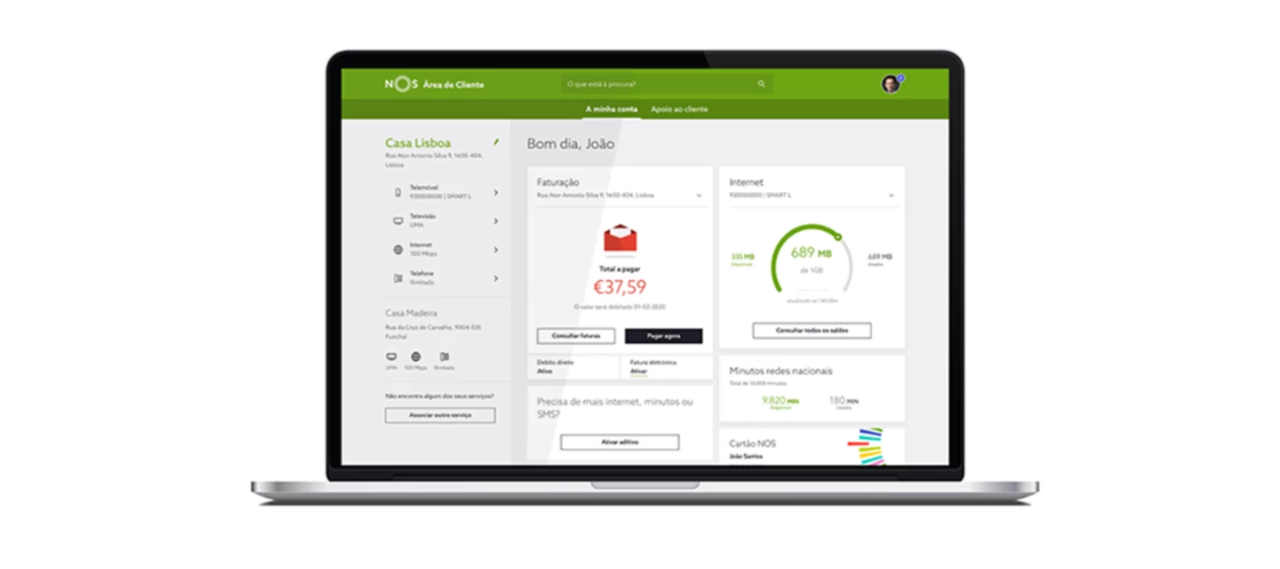 Área de Cliente NOS - O que precisa saber | Forum NOS