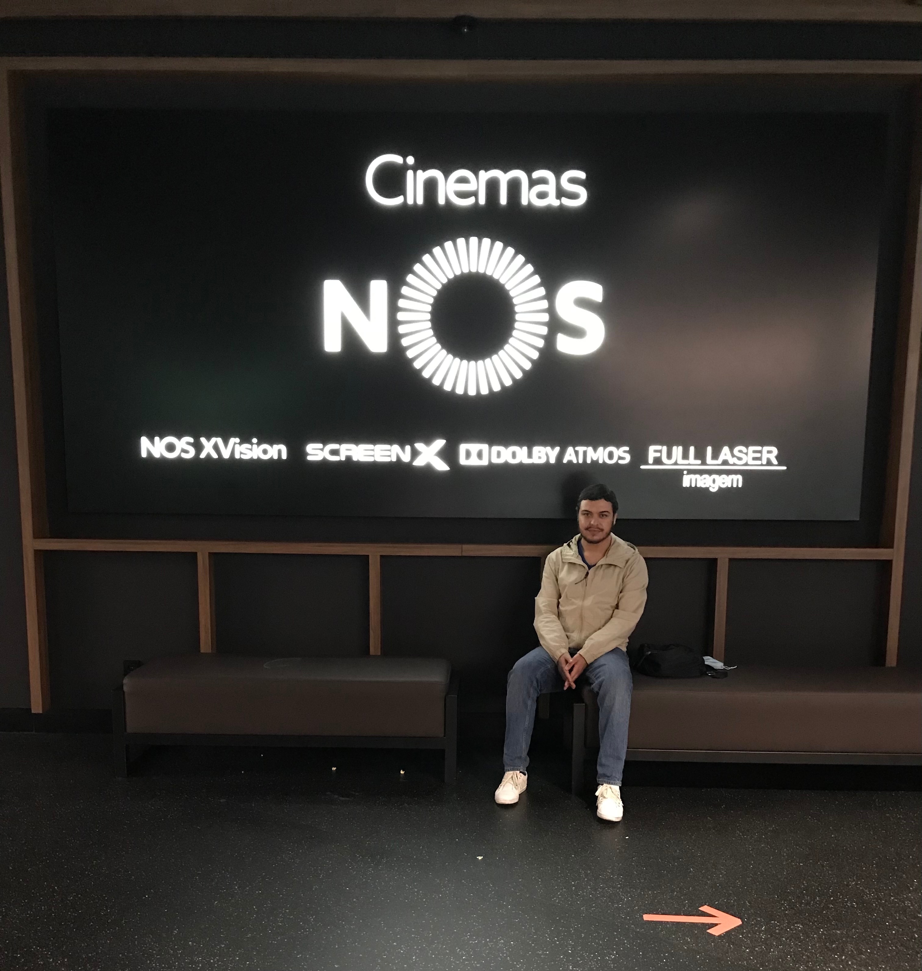 A experiência de Diogo na sala ScreenX dos Cinemas NOS