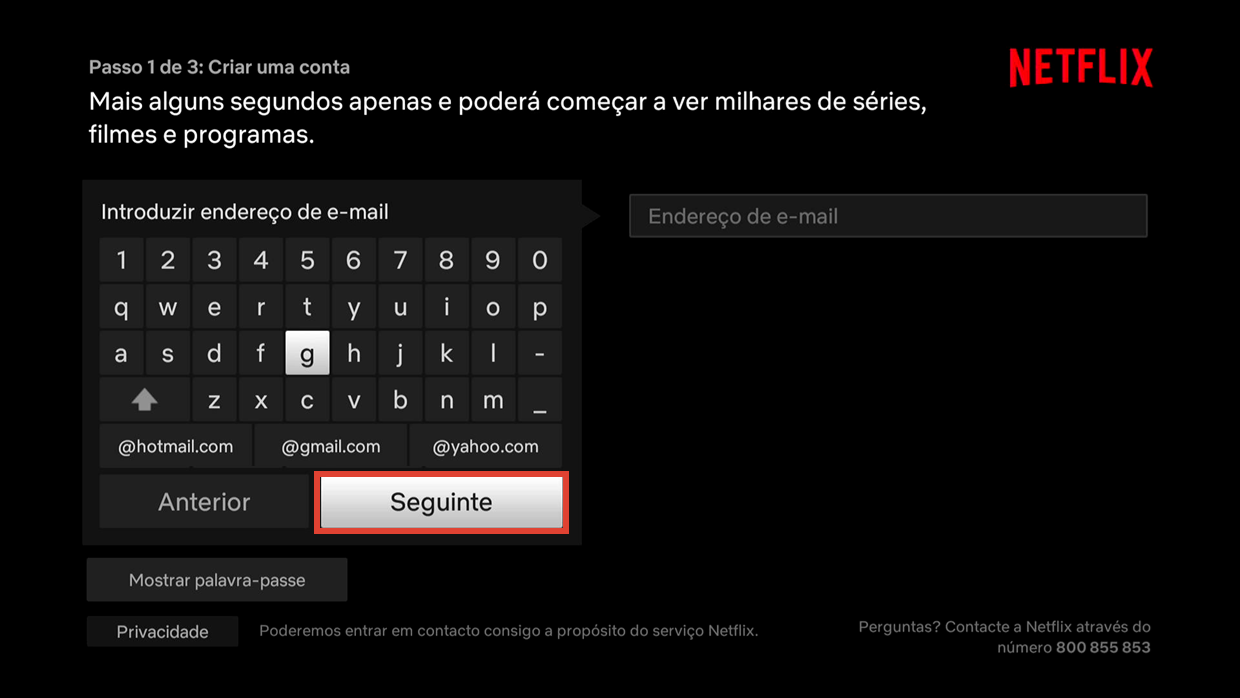 Como tirar um cartão de crédito da conta Netflix?