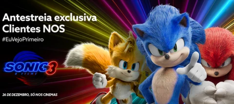[Terminado] Passatempo My NOS - Ganhe convites duplos para a antestreia Sonic 3: O Filme