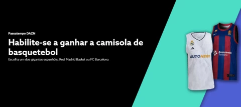 [Terminado] Passatempo DAZN – Ganhe 1 camisola do Real Madrid ou Barcelona
