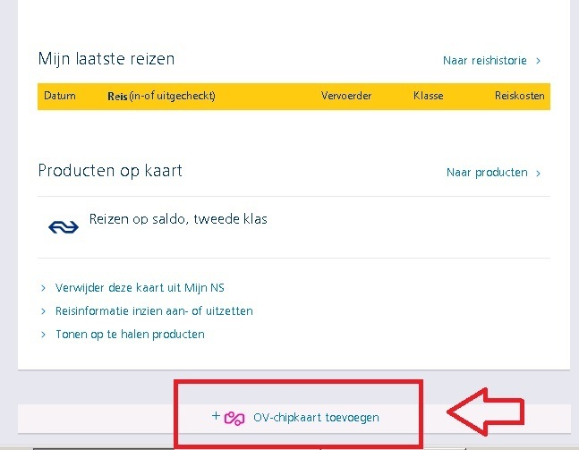 Ns zakelijk inlog