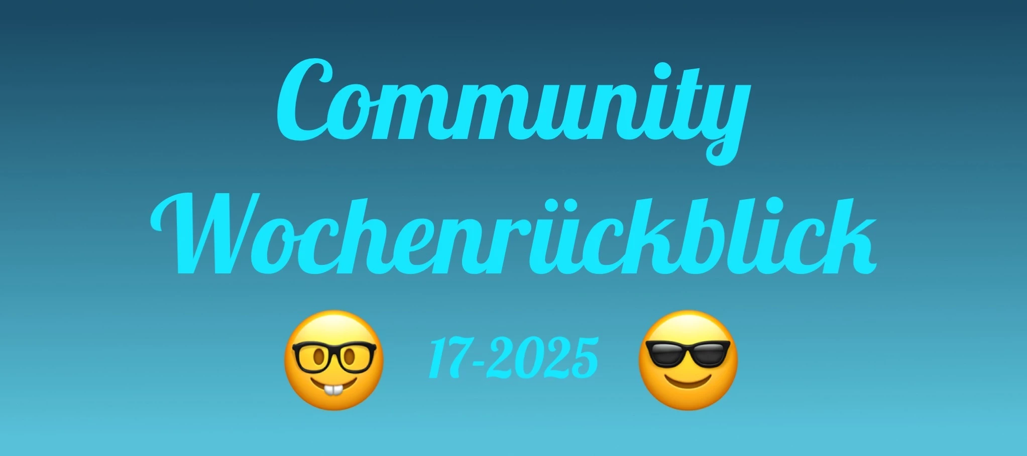 Community Wochenrückblick #17 - Knochenschall, Klopper und Konfiguratoren