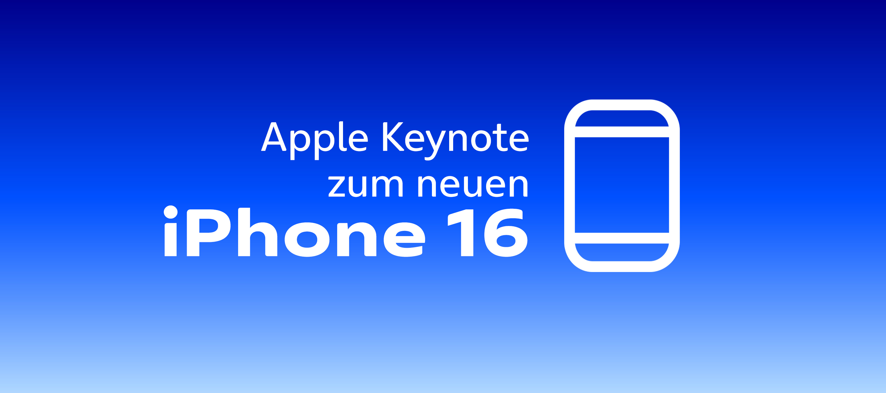 Apple stellt das iPhone 16, neue Apple Watches und Airpods vor