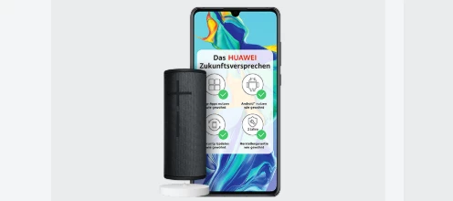 Aufgepasst! Das HUAWEI P30 jetzt im Duo mit der Ultimate Ears Boom 3!