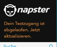 Napster Funktioniert Nicht Mehr O Community