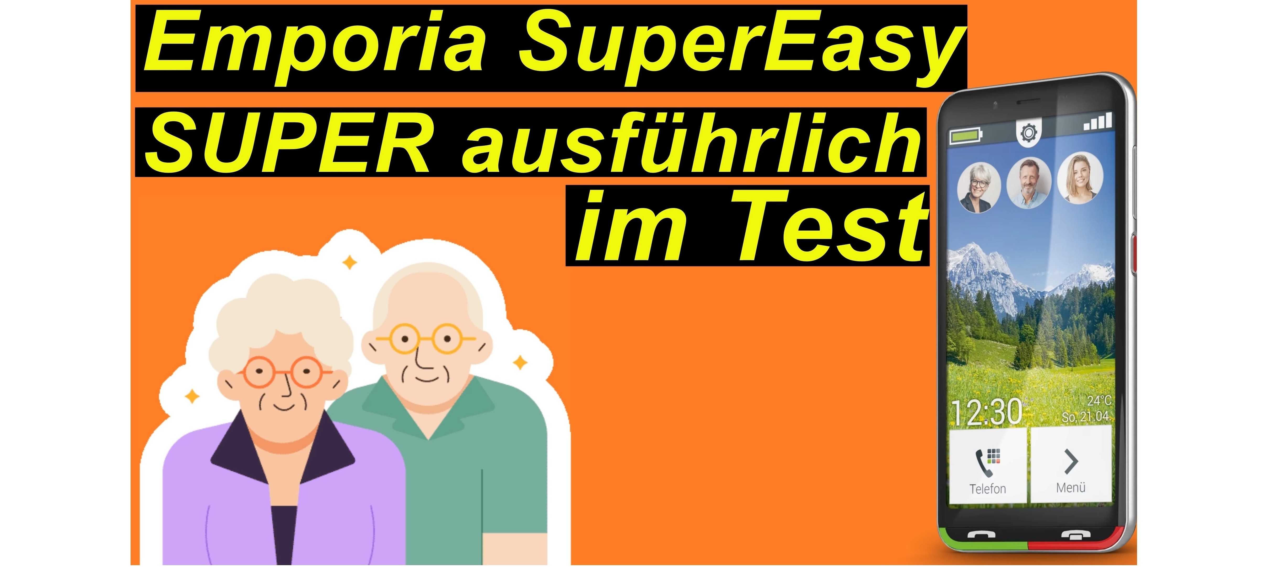 Emporia SuperEasy. Das Rentner Phone ausführlich im Test