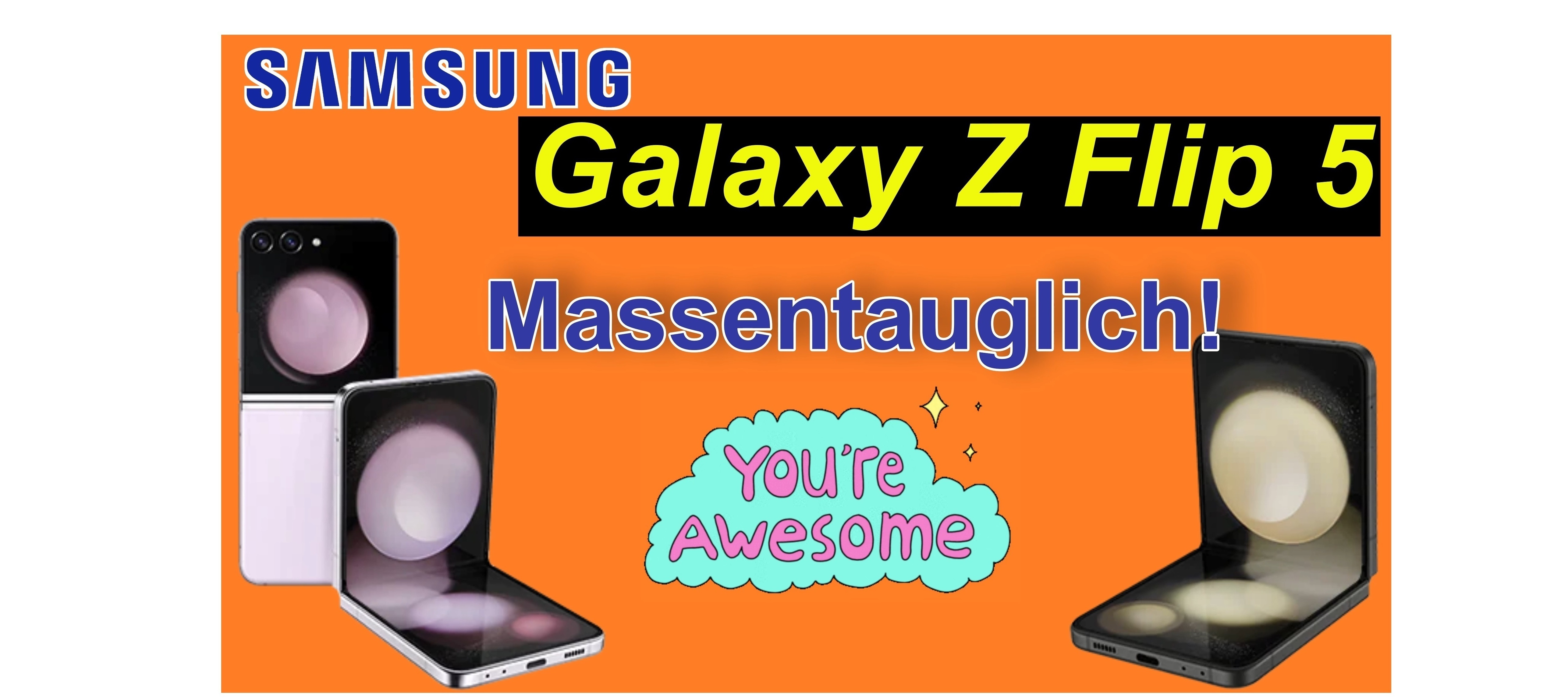 Samsung Galaxy Z Flip 5 - Ersteindruck: Megacool | SeppelPower