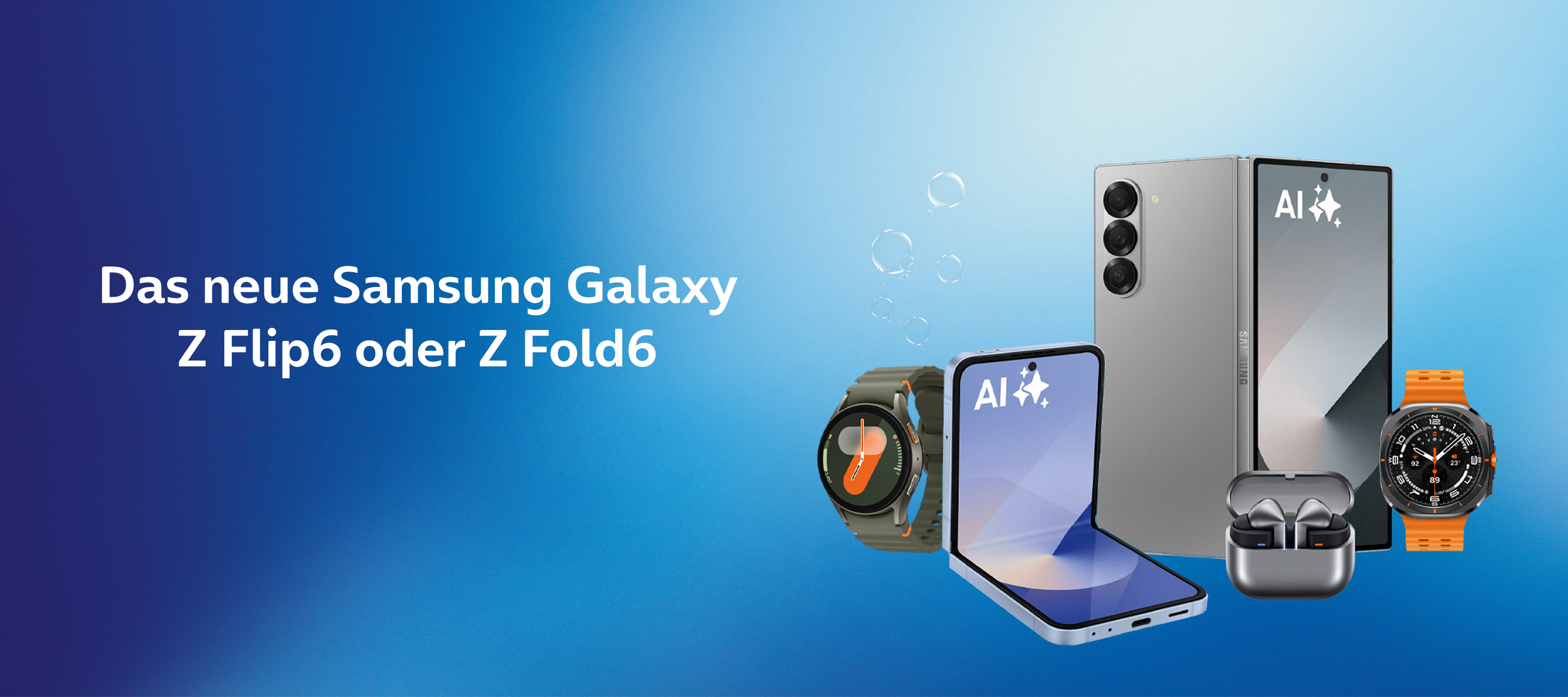 Samsung Galaxy Z Flip6 und Z Fold6 – Ab sofort bei O₂ im Onlineshop