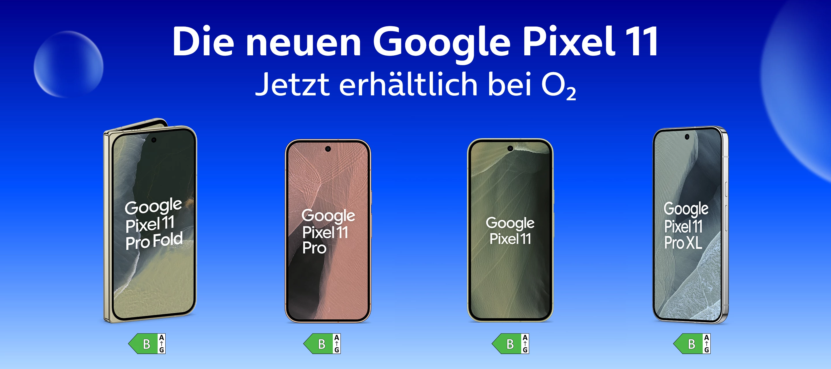 Die neue Google Pixel 11 Reihe – Jetzt bei O₂ im Vorverkauf