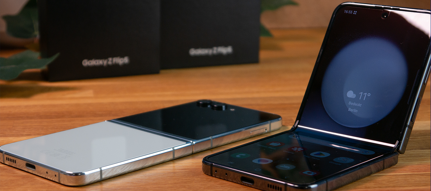 Samsung Galaxy Z Flip5 - ein Test zum Flippen
