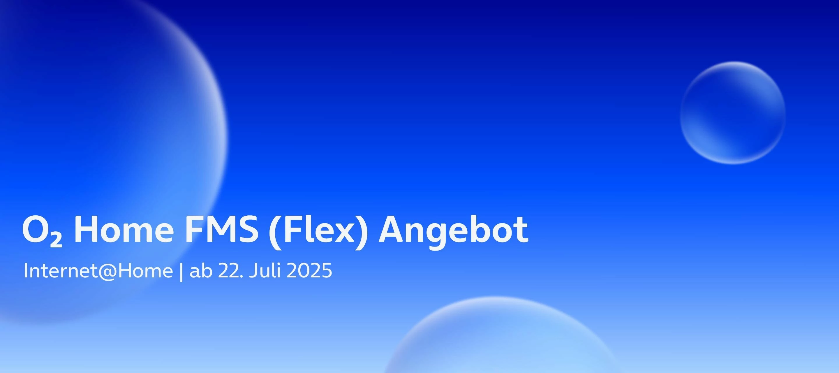 Unsere neuen 5G/LTE Internet@Home Flex Angebote⁠ - jetzt bei O₂