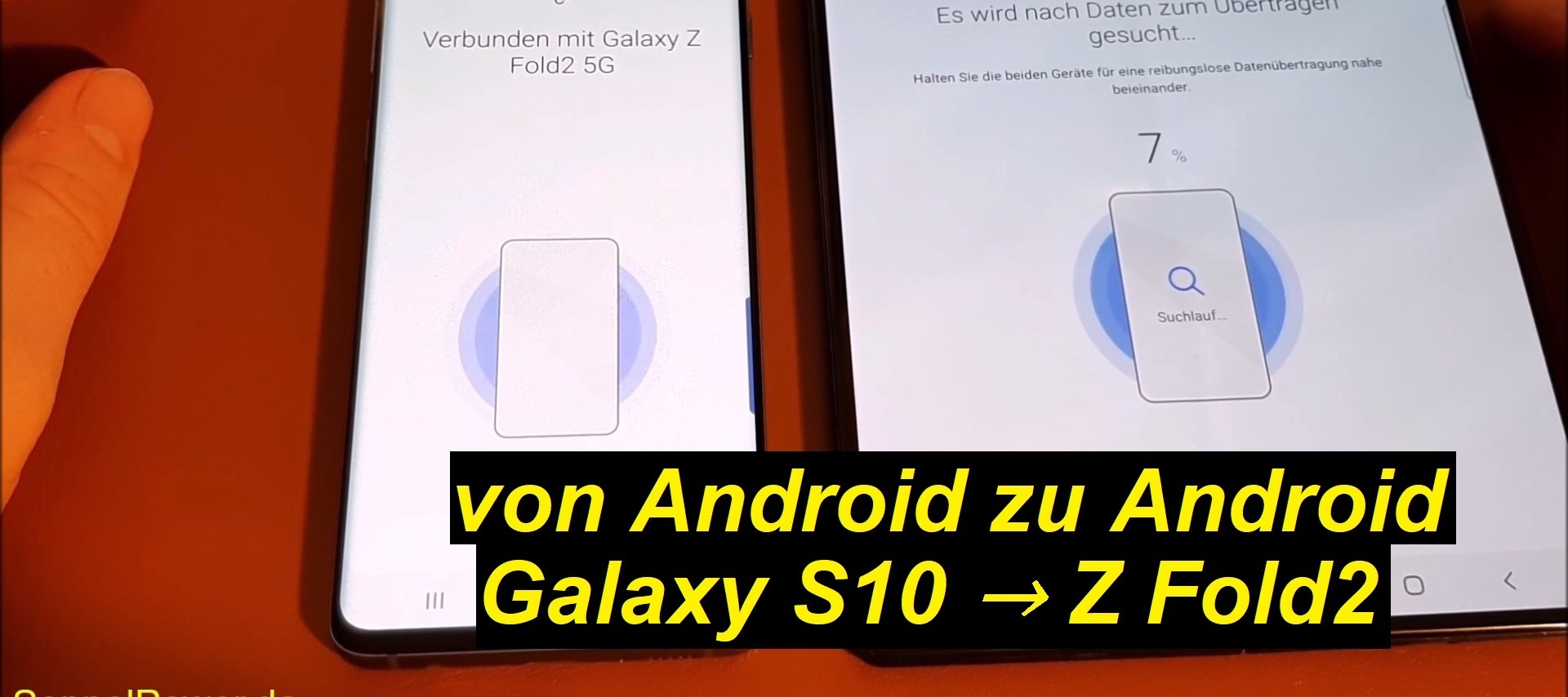 Tutorial: von Android zu Android wechseln (Galaxy S10 zu Galaxy Z Fold2)