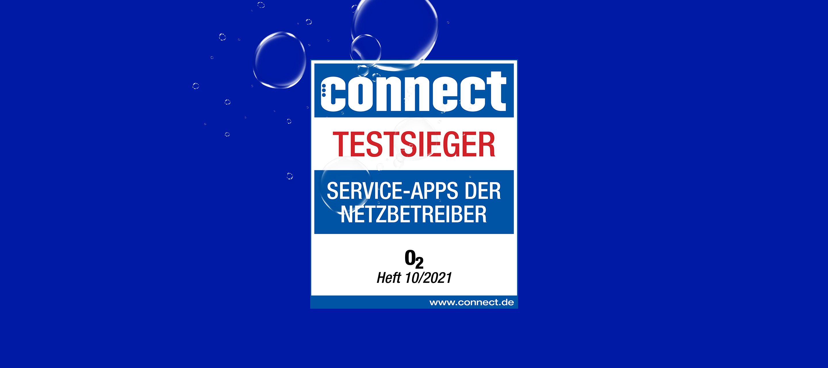 Mein O₂ App gewinnt beim connect Service-App Test der Mobilfunkanbieter 2021