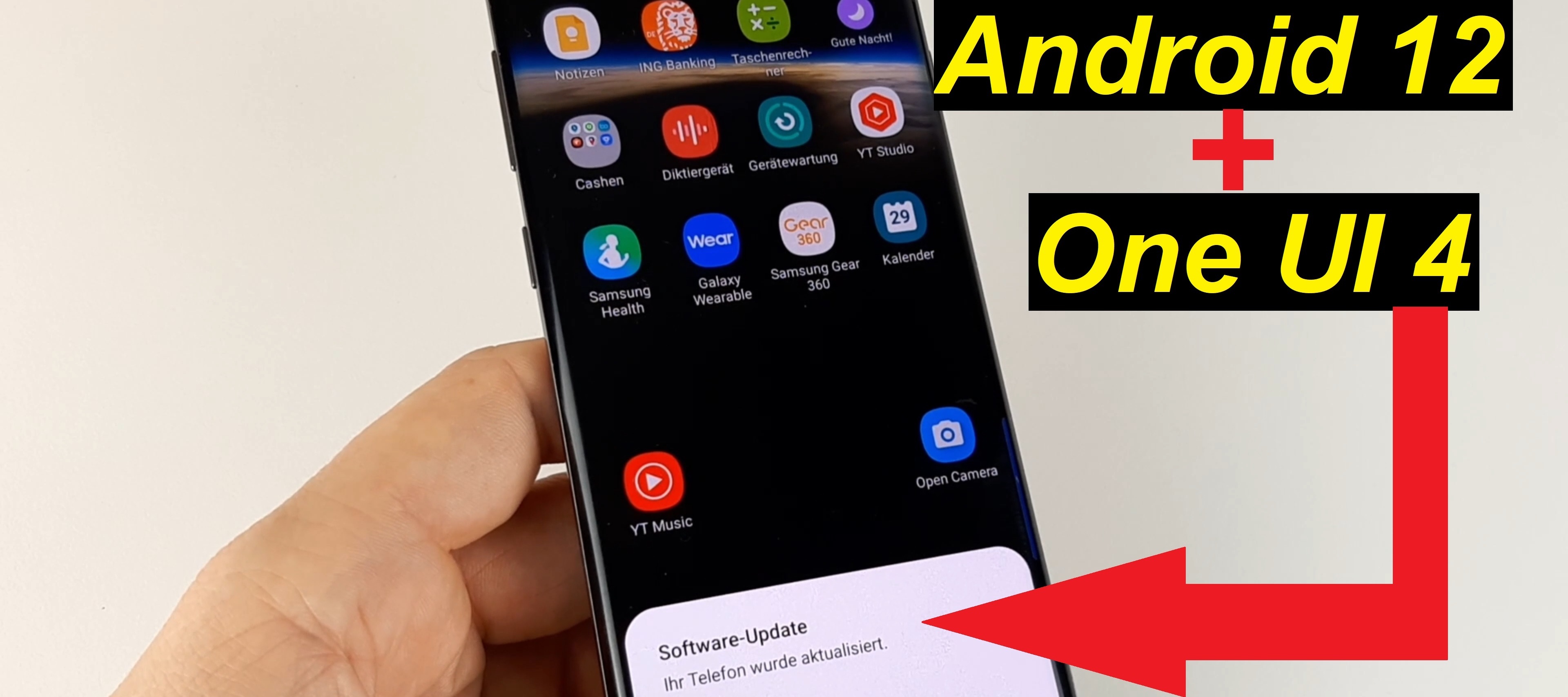 Tutorial: Android 12 + Samsung One UI 4 ganz einfach installieren