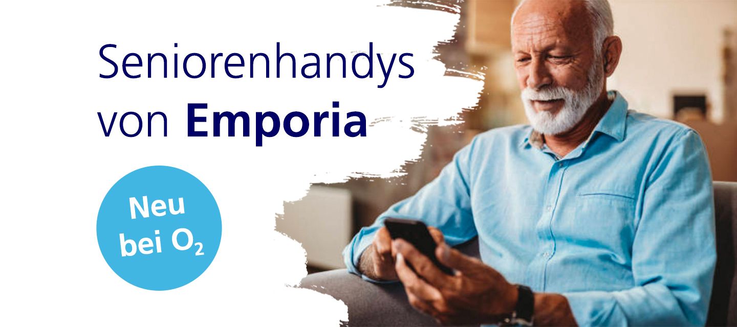 Neu bei O₂ - die günstigen Seniorenhandys Emporia Smart 3 und Emporia Touch Smart