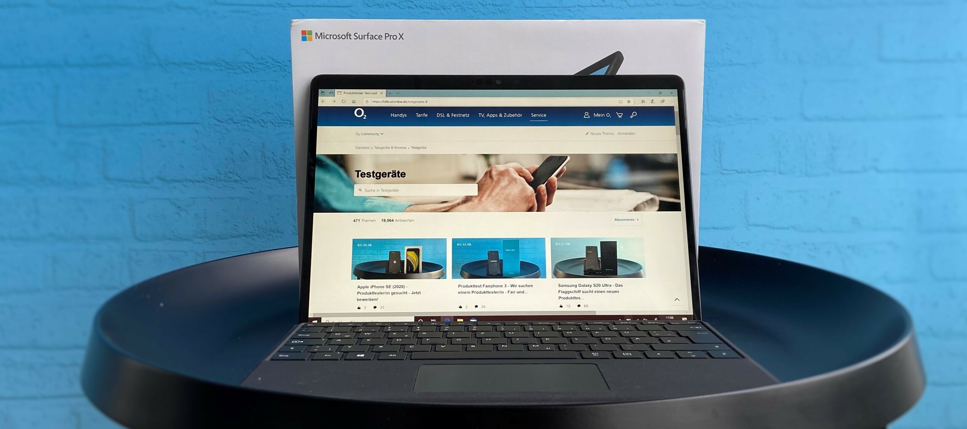 Microsoft Surface Pro X inkl. Signature Keyboard und Slim Pen - Produkttester/in gesucht - jetzt bewerben!