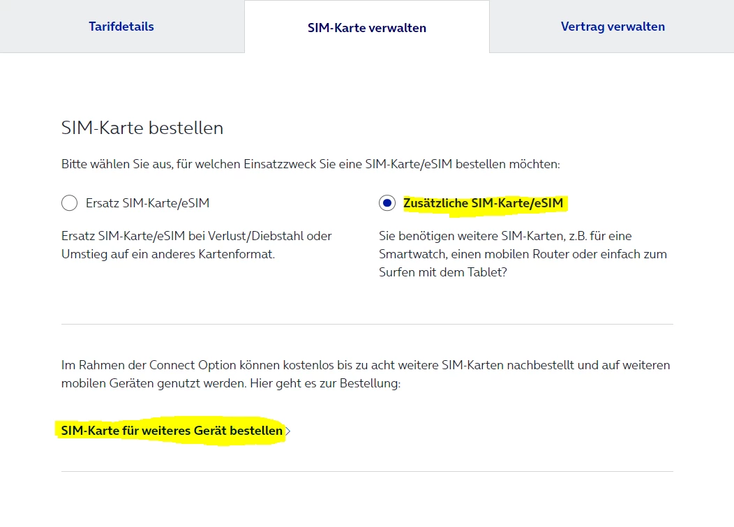 Mein o2 Störung Connect Sim nicht bestellbar ? O₂ Community