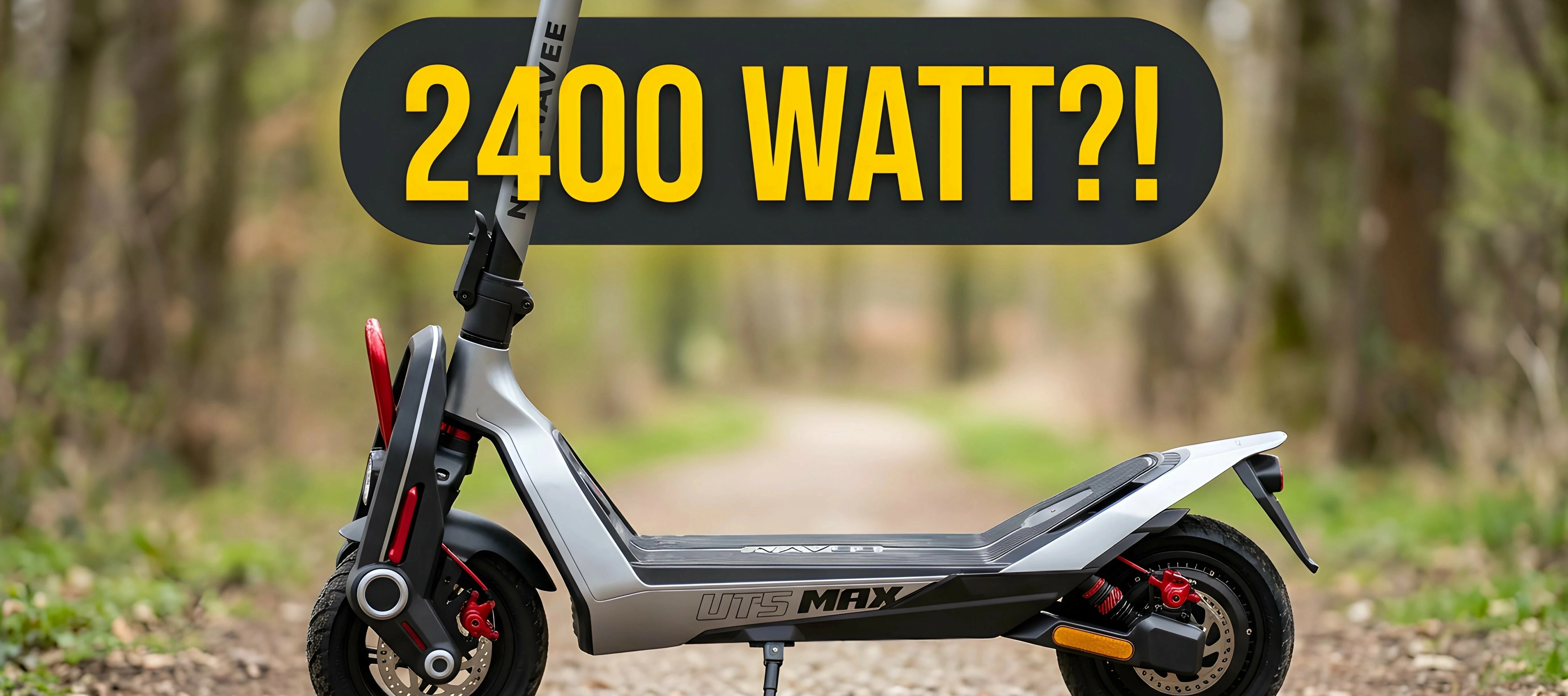 NAVEE UT5 Max im Test: Das 2.400W E-Scooter-Monster nach 300 km!