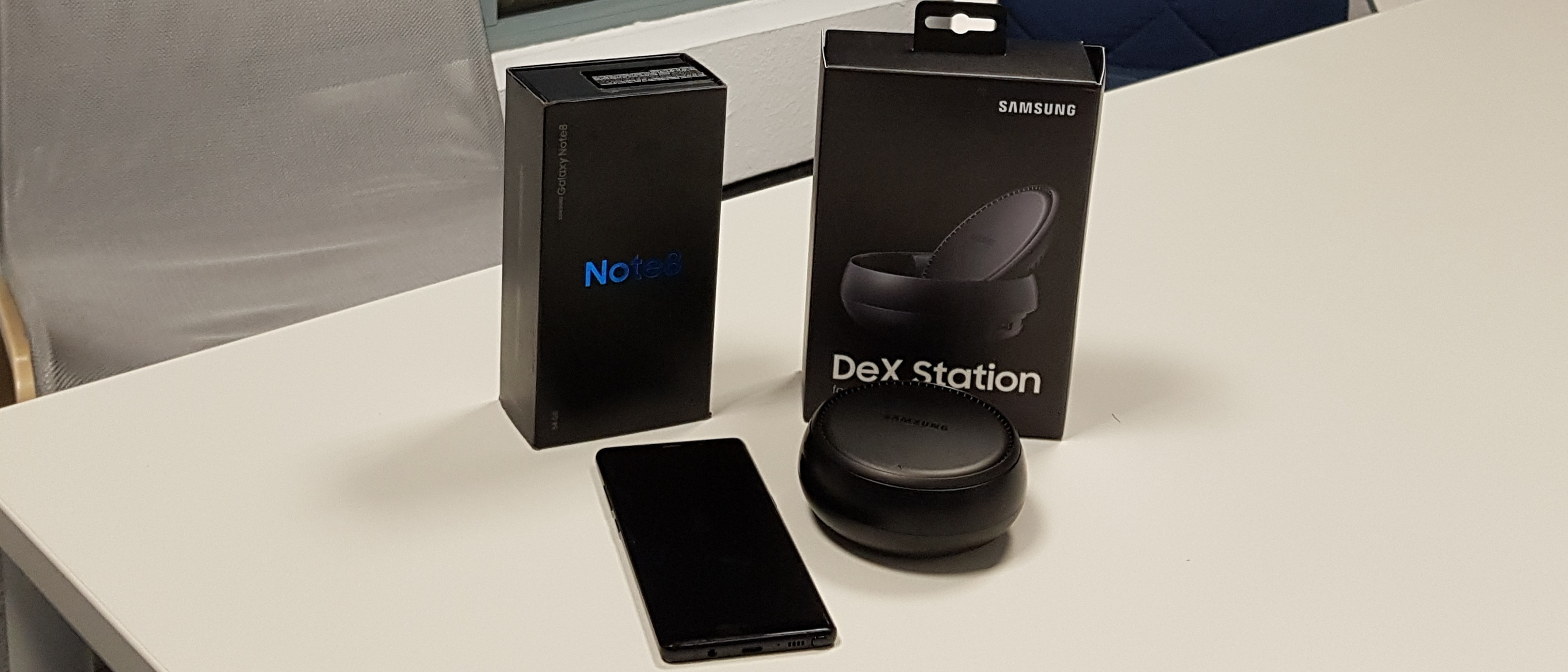 Testgerät Samsung Galaxy Note 8 + DeX Station Bundle