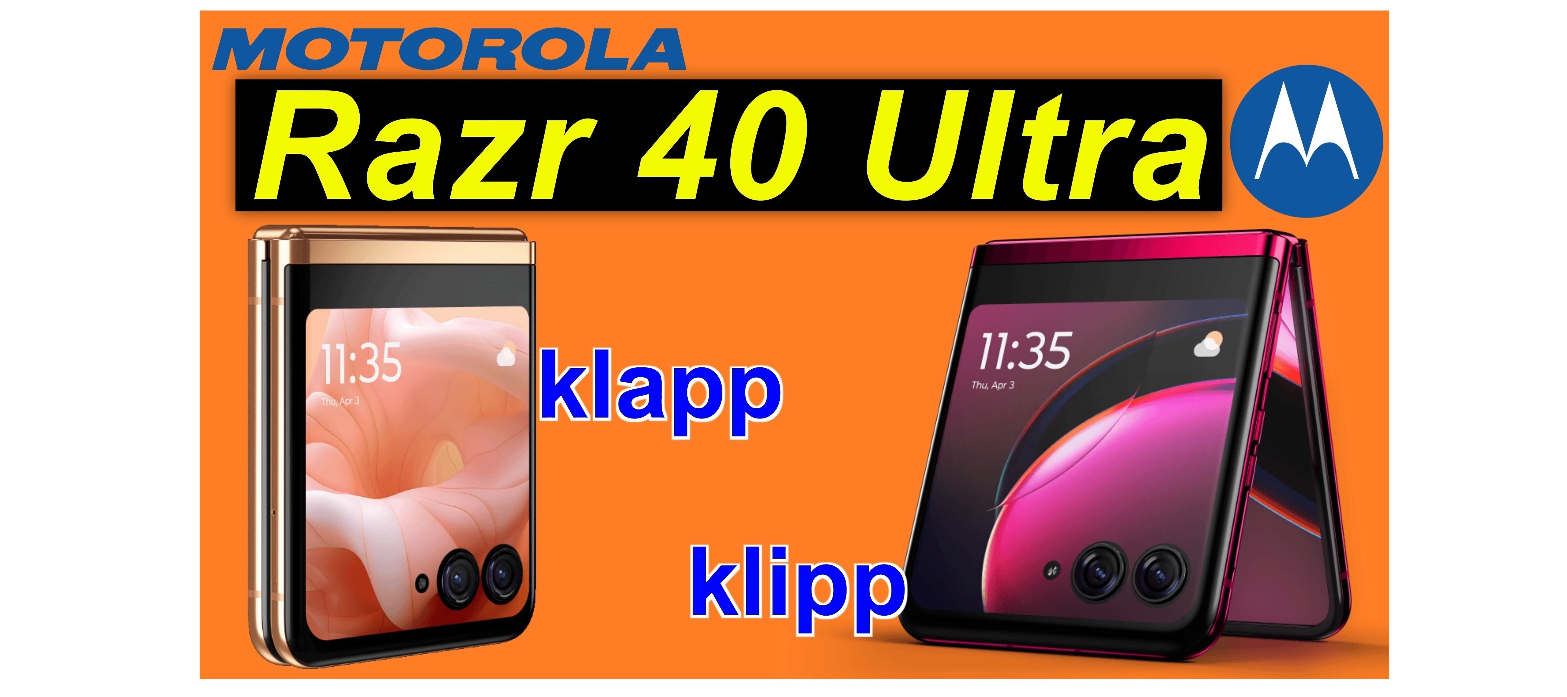 Motorola Razr 40 Ultra - klipp klapp fast perfekt | SeppelPower