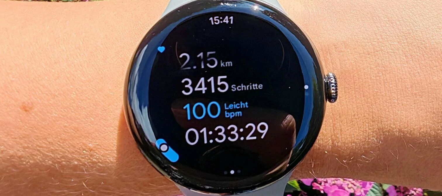Google Pixel Watch 3 - einen Monat täglich am Handgelenk