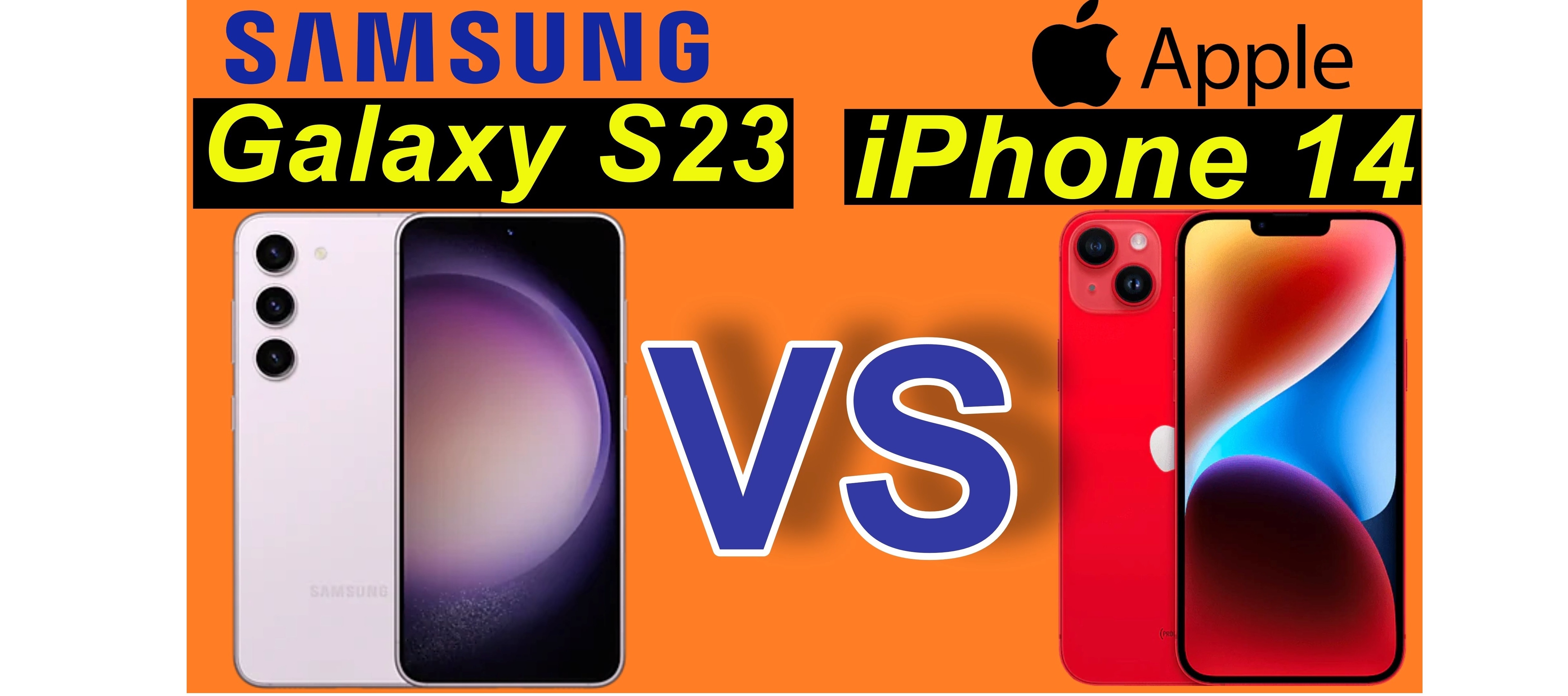 Samsung Galaxy S23 versus Apple iPhone 14 - ausführlich!