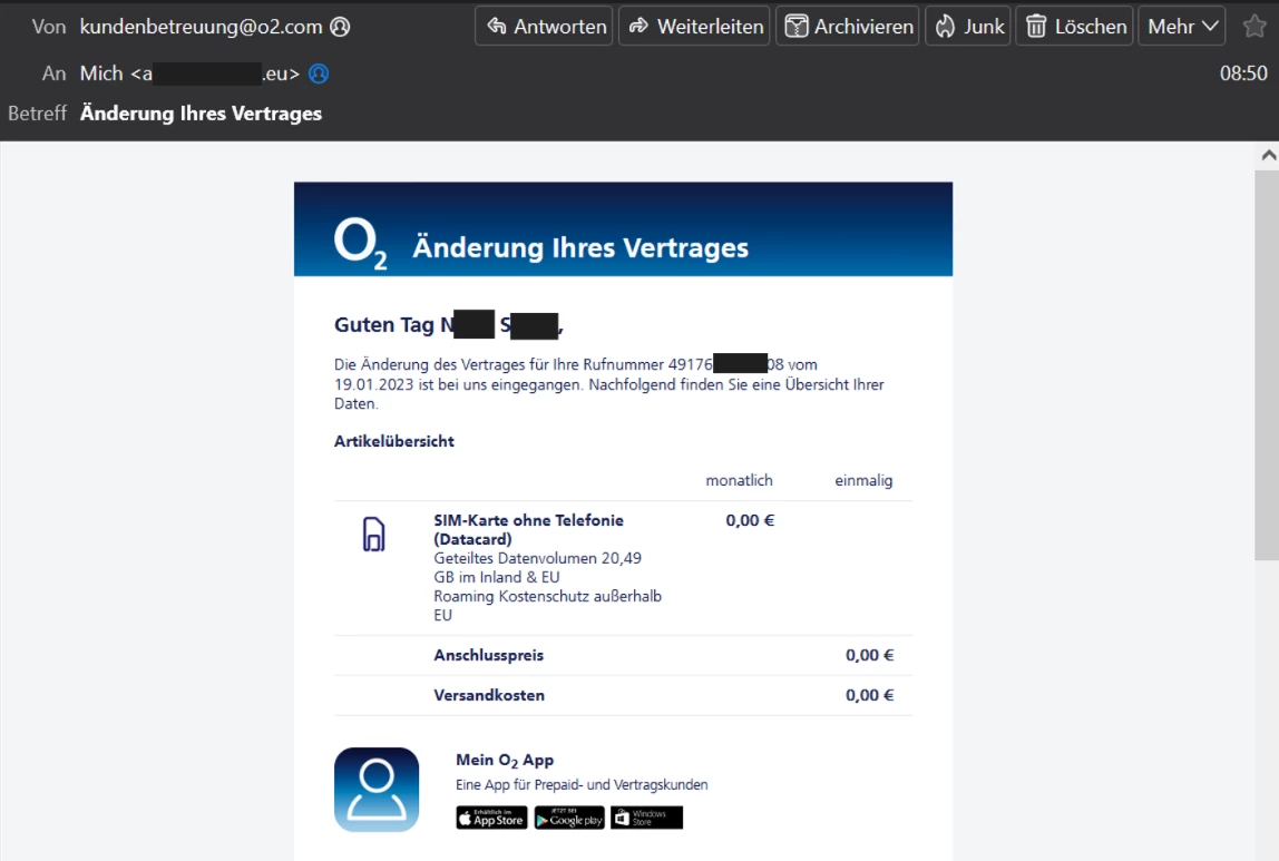Mein o2 Störung Connect Sim nicht bestellbar ? O₂ Community
