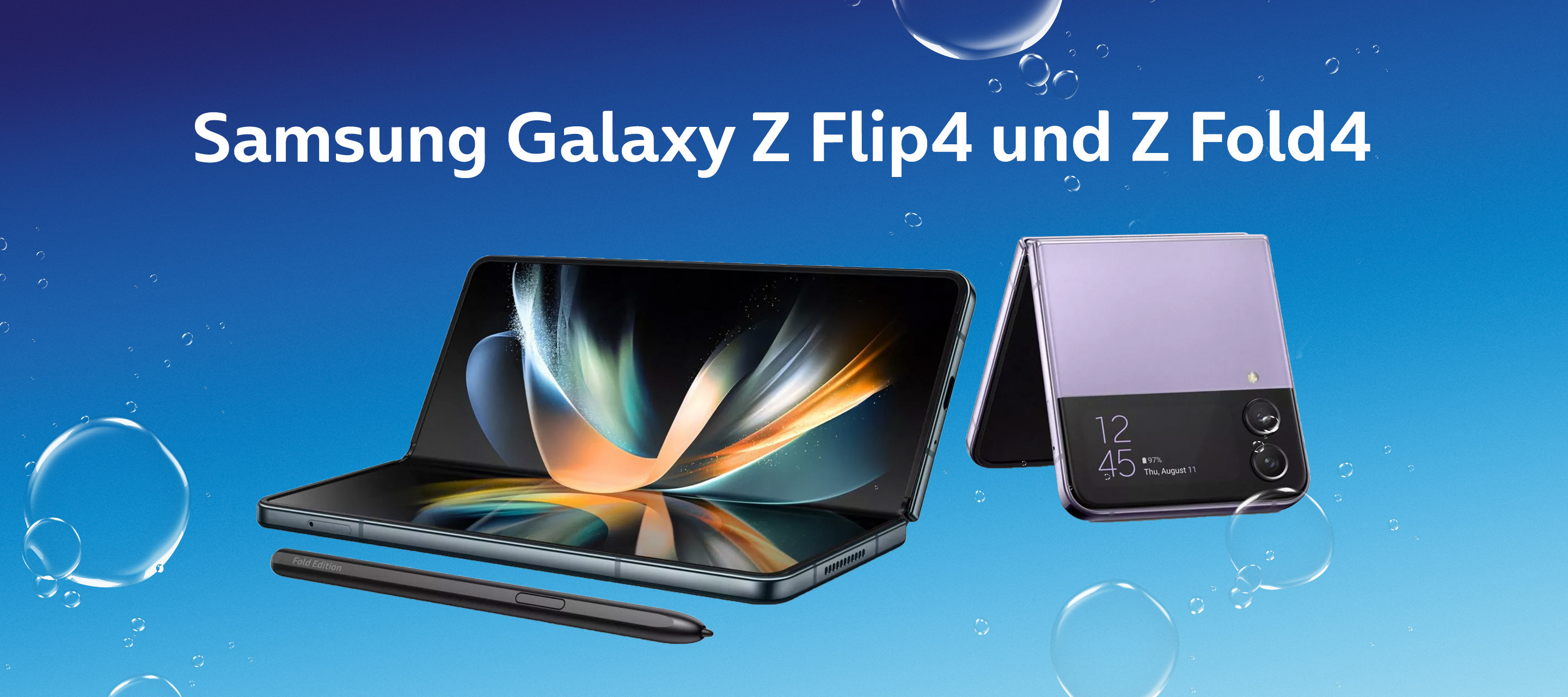 Jetzt bei O₂: Das Samsung Galaxy Z Flip4 und Z Fold4