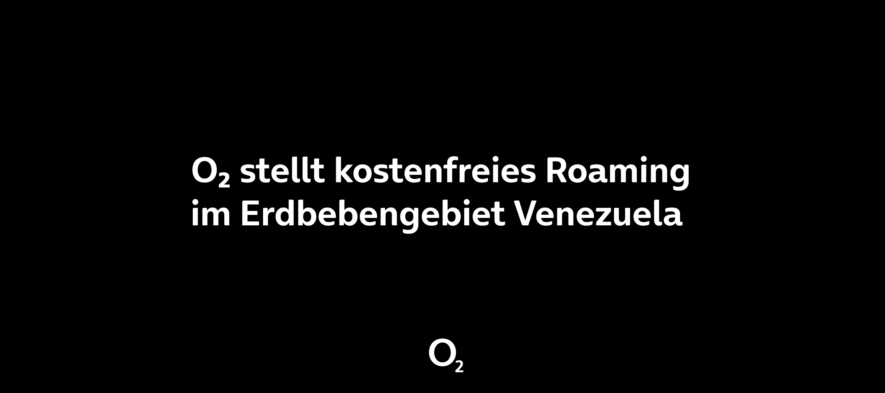 Kostenfreies Roaming im Erdbebengebiet Venezuela