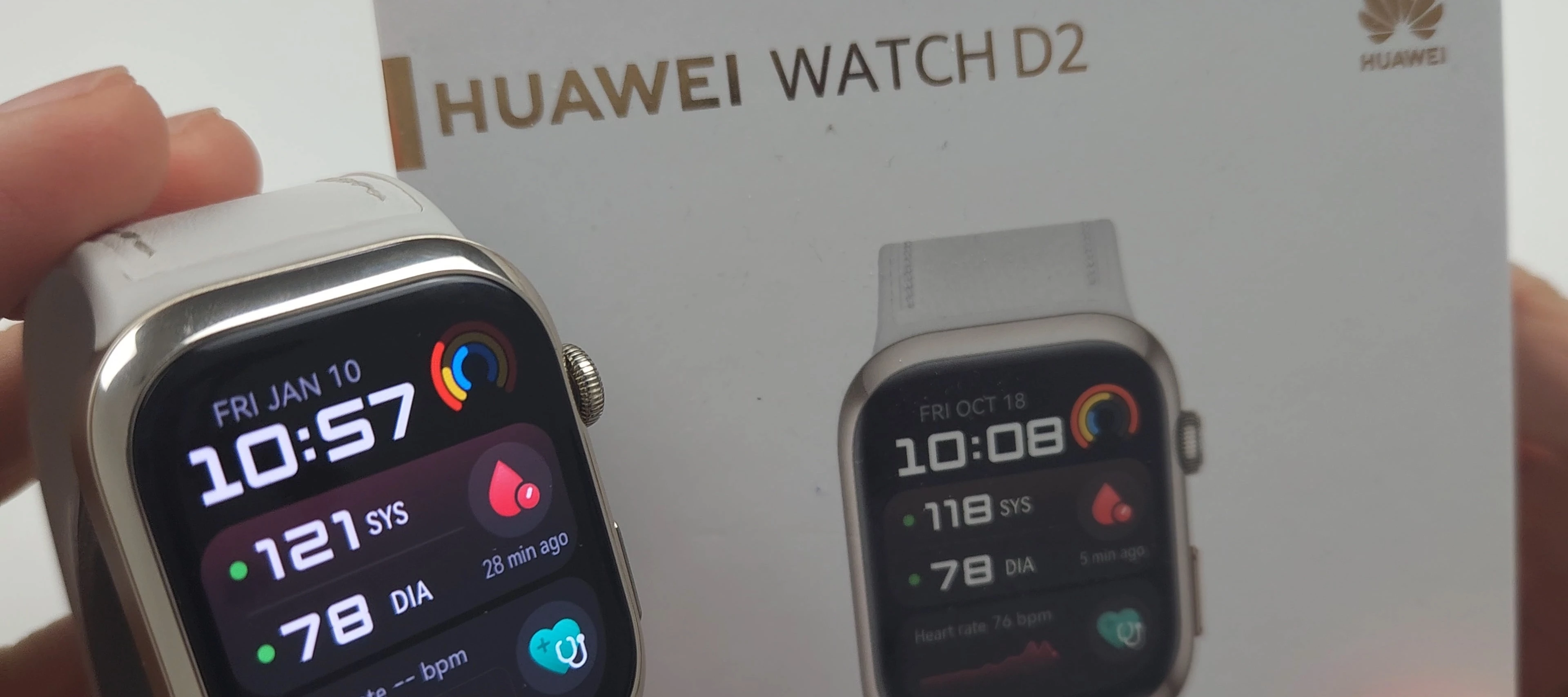 Huawei Watch D2 - Blutdruck 121 zu 78 | SeppelPower
