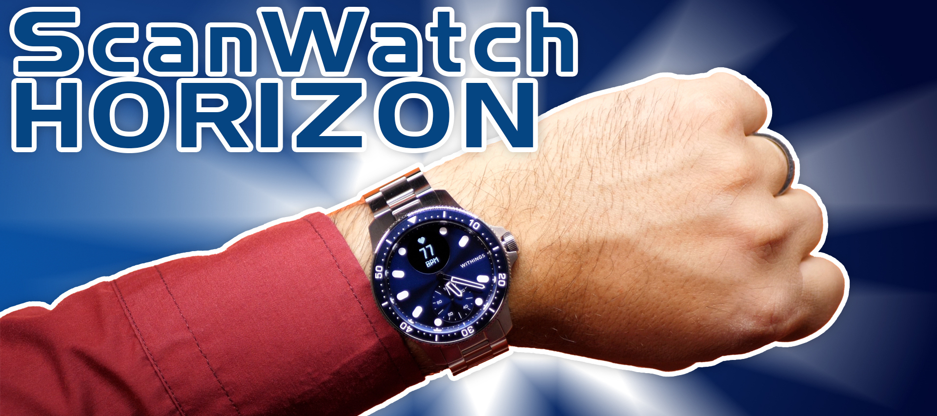 Mehr als eine Uhr, mehr als manche SmartWatch - Scanwatch Horizon - SmartWatch kann auch edel