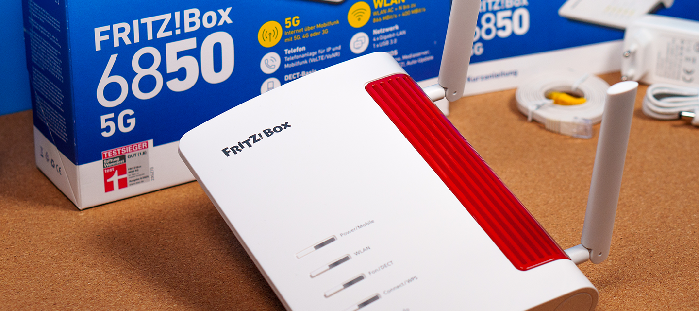 FRITZ!Box 6850 5G - Teste deinen Lieblingsrouter