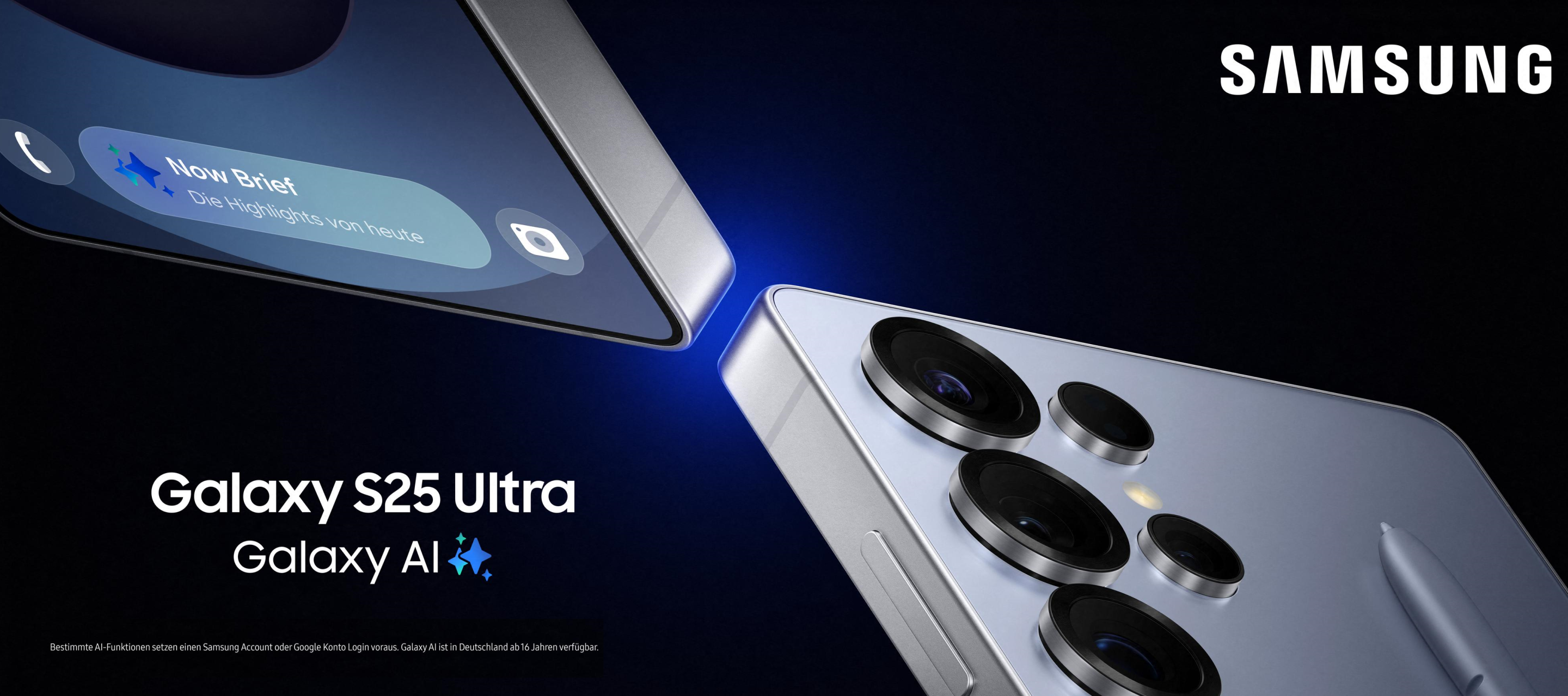 Die neue Samsung Galaxy S25-Reihe  - Jetzt bei O₂