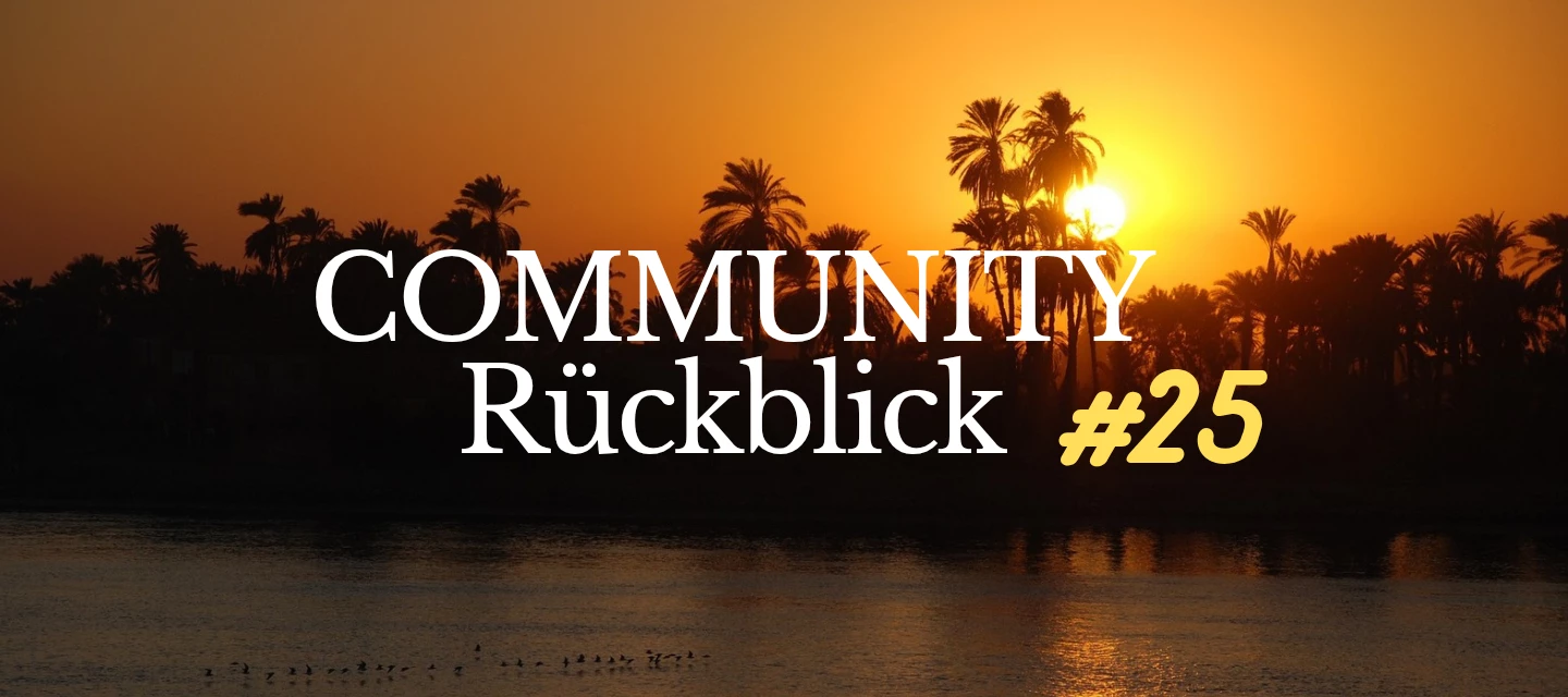 Community Wochenrückblick #25 - KIs, Datenschutz und Urlaub auf dem Nil