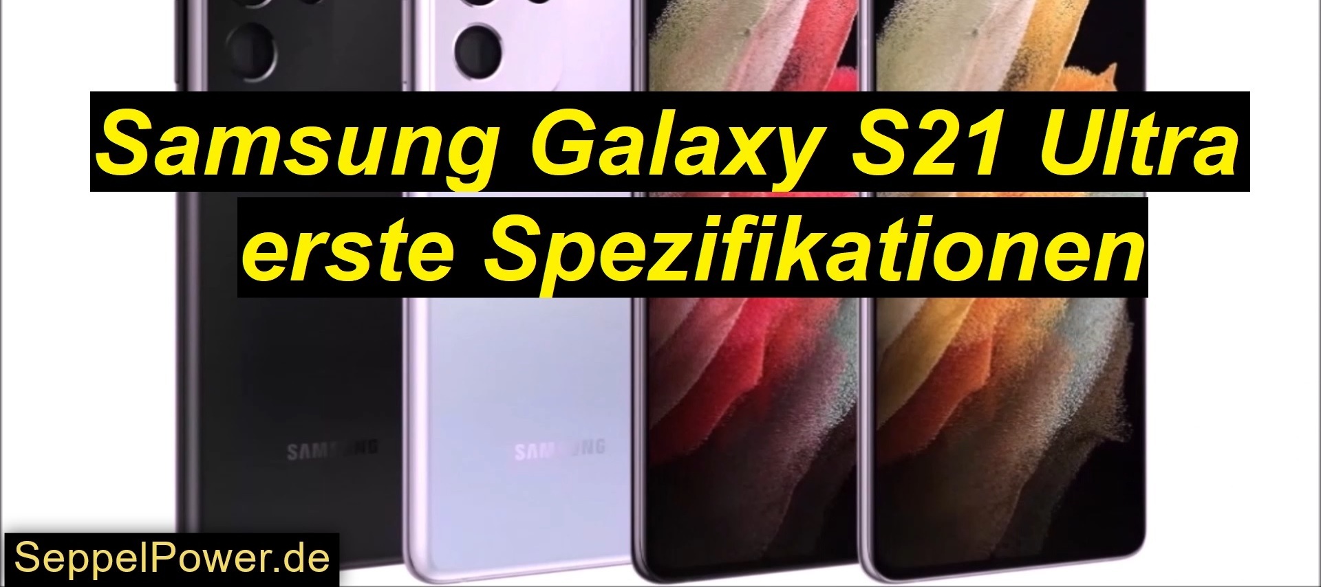 Samsung Galaxy S21 Ultra: erste Spezifikationen