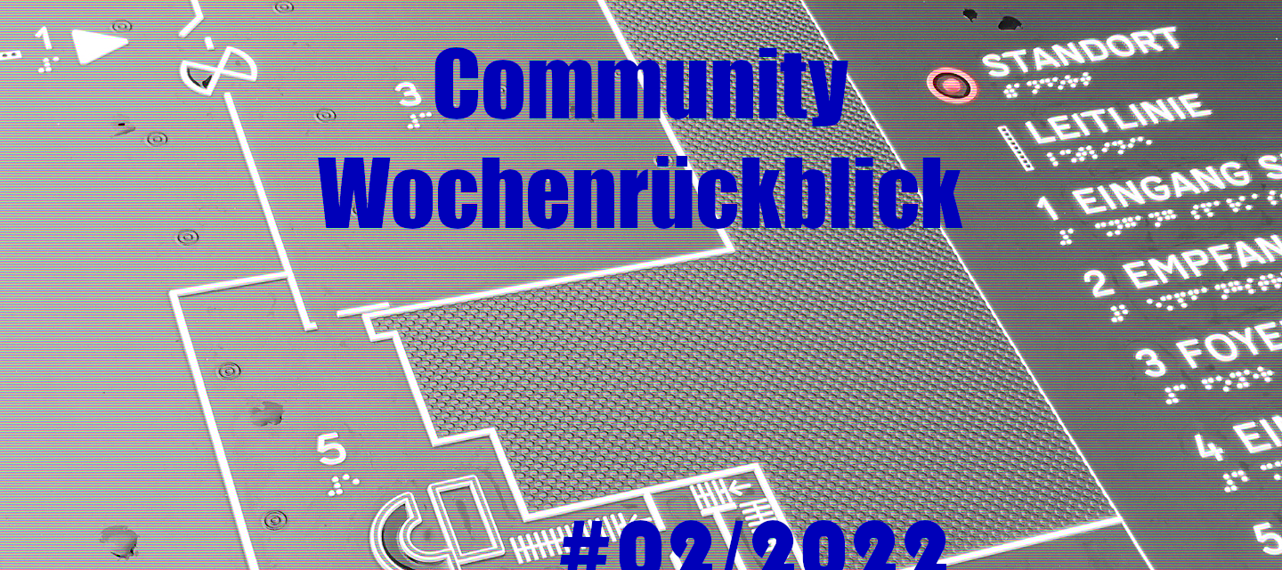 Community Wochenrückblick #01/2022