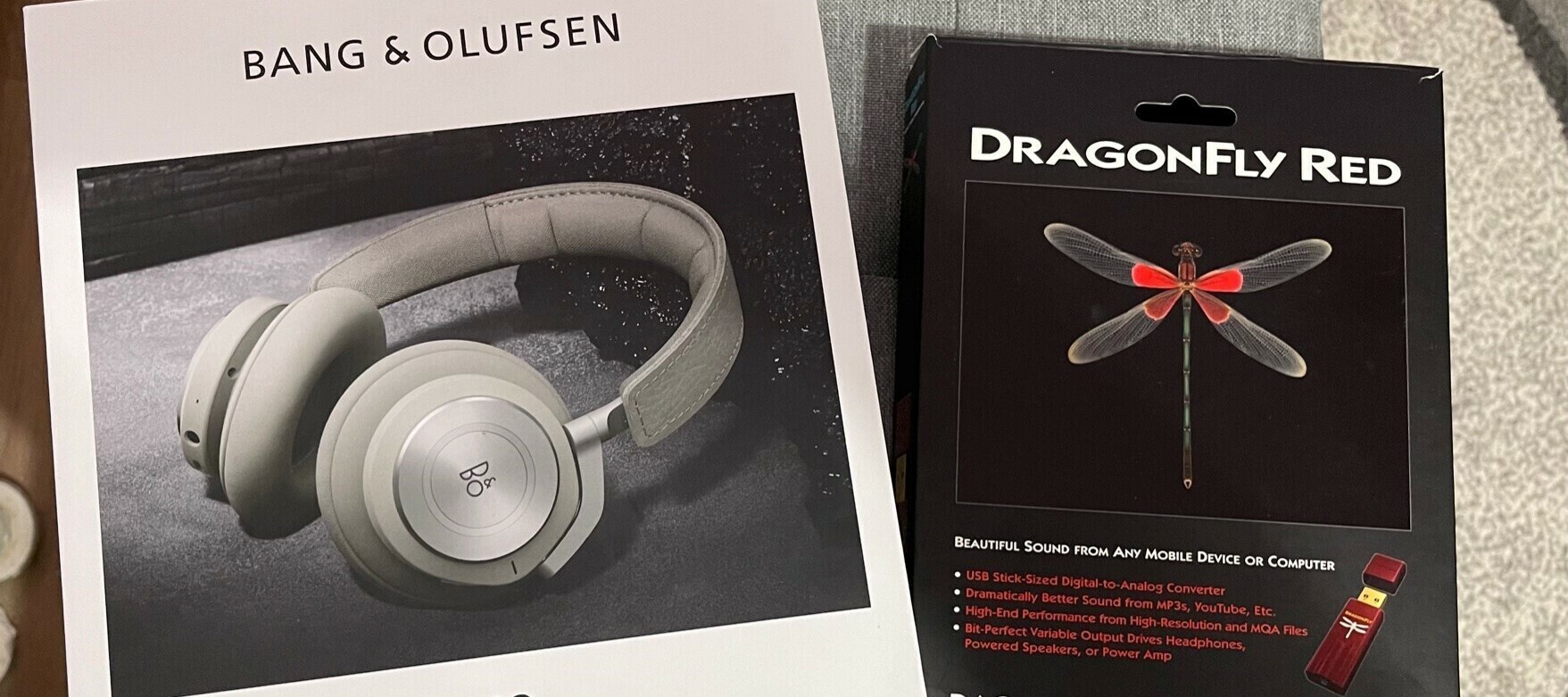 Bang & Olufsen BeoPlay H9 3rd Generation mit dem DragonFly Red