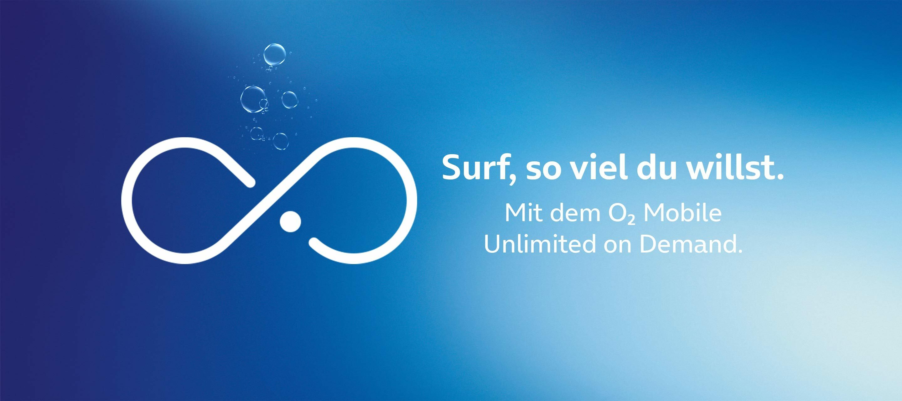 Neu bei uns - Der O₂ Mobile Unlimited on Demand