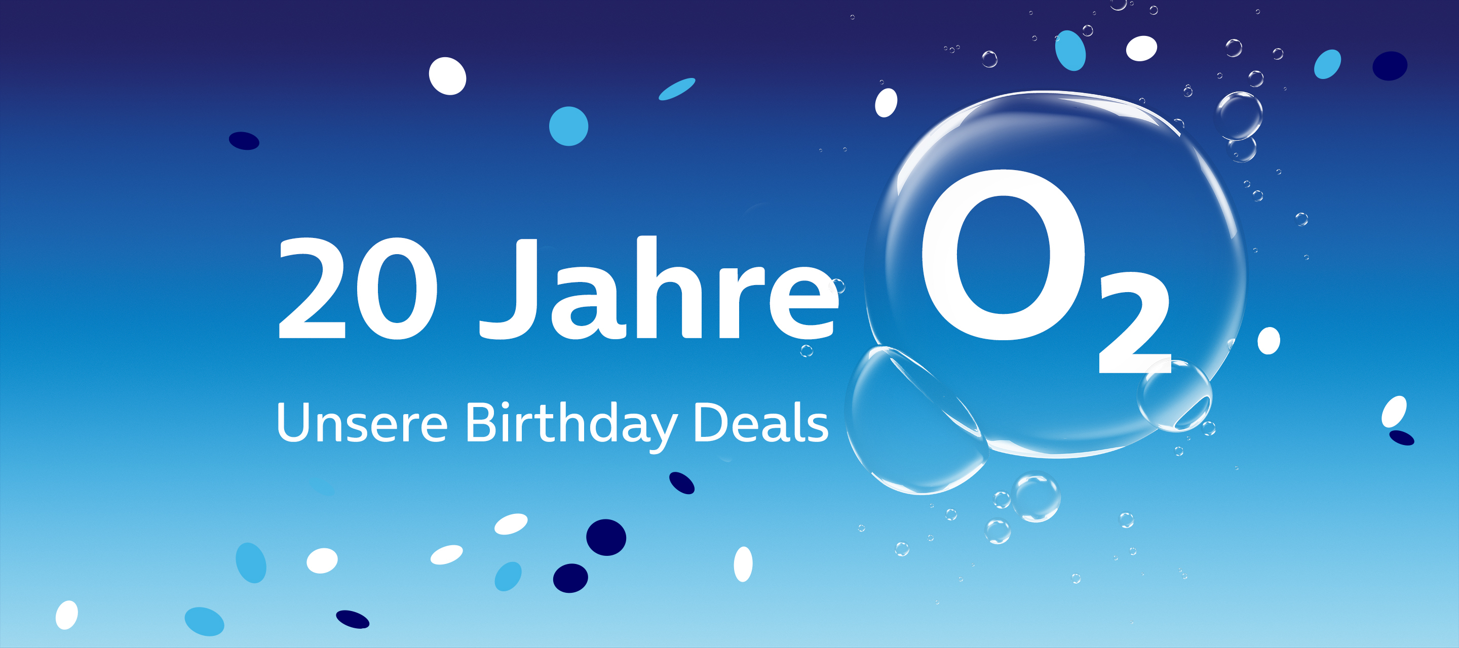 20 Jahre O₂ - unsere Birthday Deals