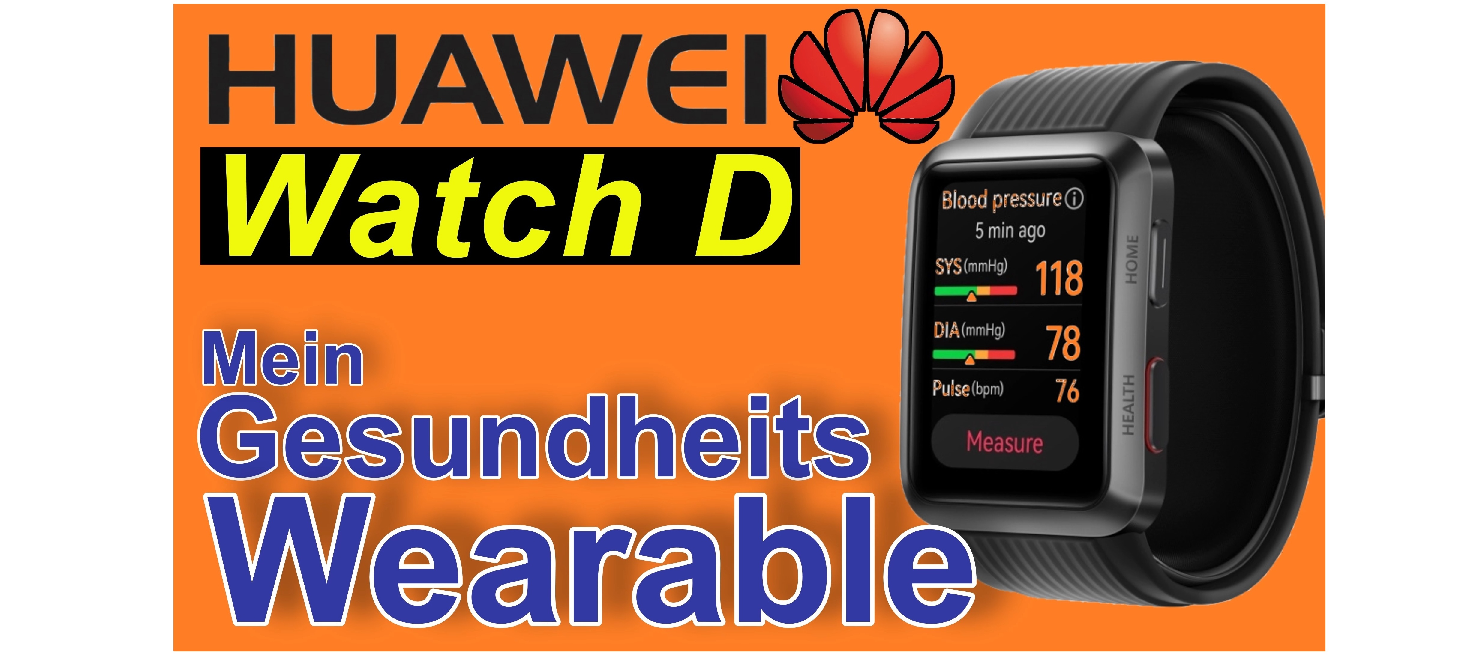 Huawei Watch D - messen, tracken, analysieren
