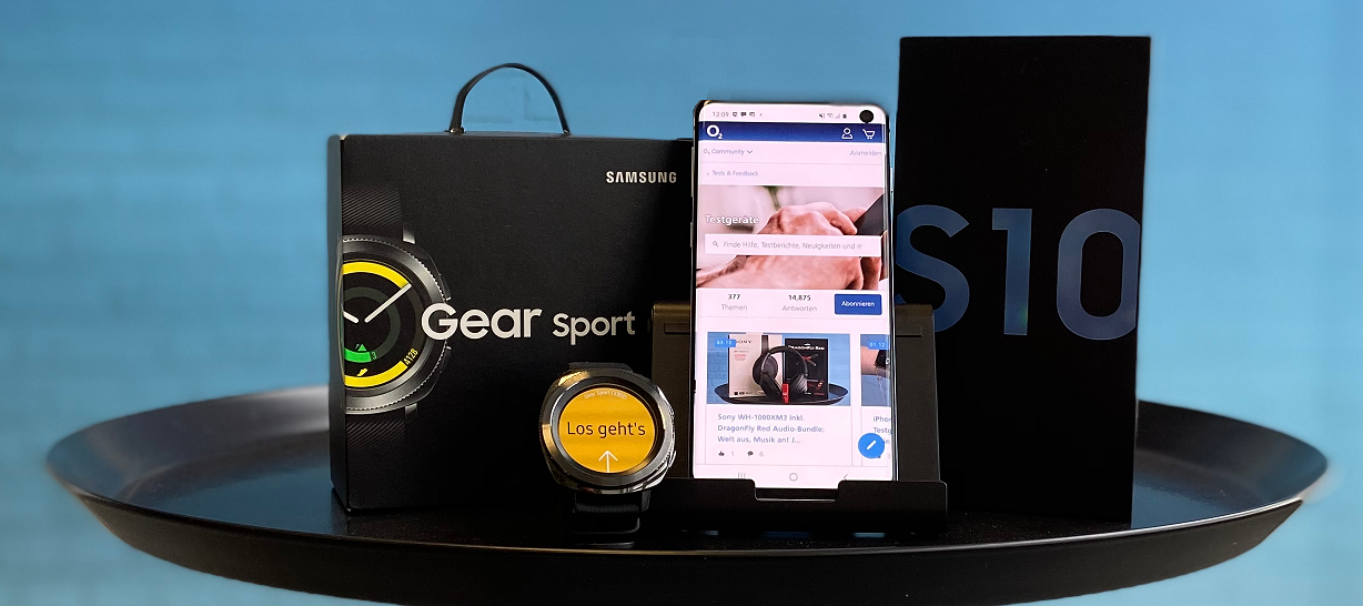 Samsung Galaxy S10 & Galaxy Gear Sport Produkttest gesucht - jetzt bewerben!
